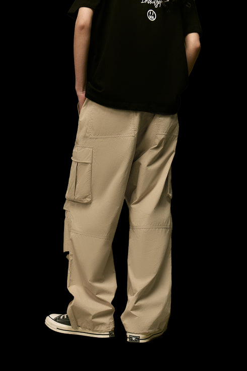 Large Pocket Casual Straight Cargo Pants - PSYLOS 1, Large Pocket Casual Straight Cargo Pants, Pants, BEASTER, PSYLOS 1